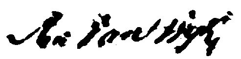 handtekening Arie van Wijk