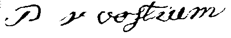 Handtekening Pieter van Oostrum