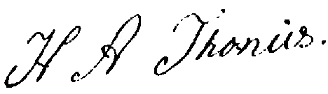 Handtekening Huberta Thonus