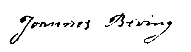 Handtekening Jan Beving